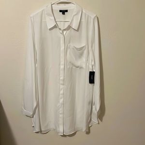 ALFANI Woven Whit Tunic - 2X